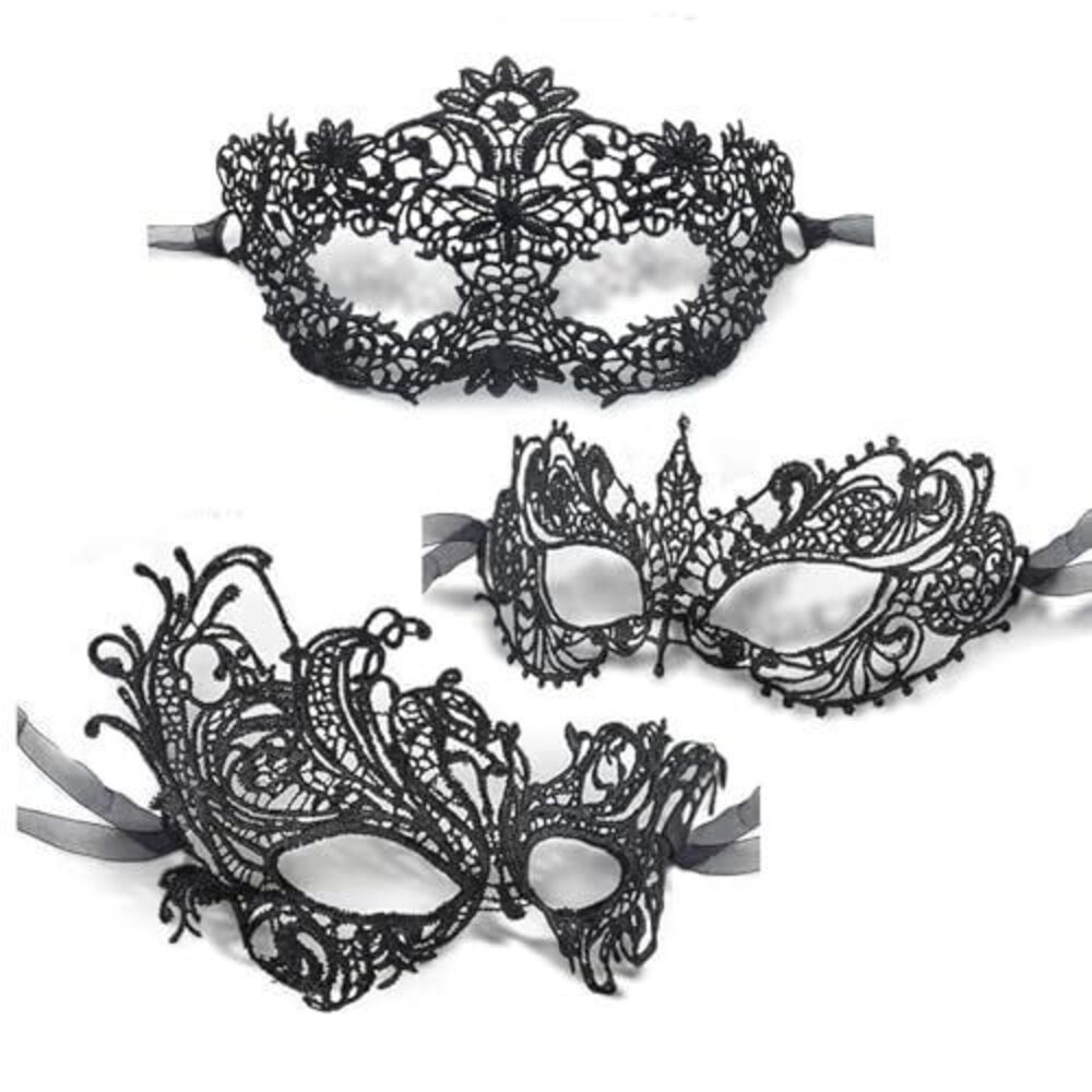 1790 Masquerade Masks Lace Venetian Halloween Eye Mask for Carnival Party